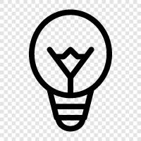 light bulb, fluorescent, incandescent, halogen icon svg