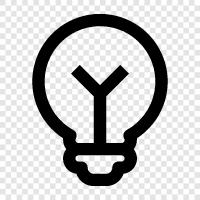 light bulb, electric bulb, LED bulb, fluorescent bulb icon svg