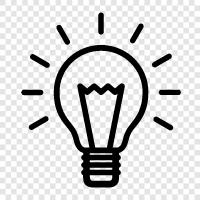 light bulb, incandescent, fluorescent, light fixture icon svg