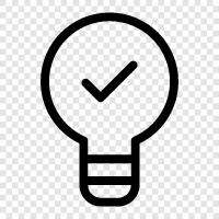 light bulb, fluorescent light bulb, LED light bulb, incandescent light icon svg