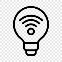 light bulb, incandescent bulb, fluorescent bulb, light fixtures Значок svg