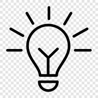 light bulb, incandescent bulb, fluorescent bulb, LED bulb icon svg