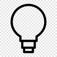 light bulb, fluorescent, incandescent, florescent icon svg