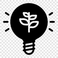 Light Bulbs, Energy Saving, Energy Efficient, CFL icon svg