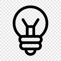 light, light bulb, energy, energy saving icon svg