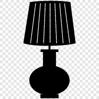 light, light bulb, lamp shade, lamp post icon svg