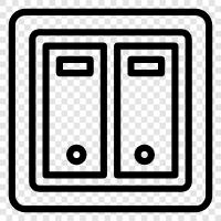 light, switch, light switch, light fixture icon svg