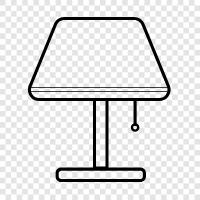 light, desk, reading, lamp stand icon svg