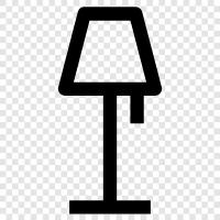 light, lamps, lightbulb, desk lamp icon svg