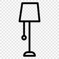 light, lampshade, lightbulb, electric lamp icon svg