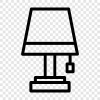 light, bedside, nightstand, table icon svg