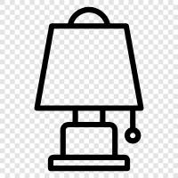 light, lampshades, lamps, lightbulbs icon svg