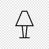 light, lampshade, lamp post, table lamp icon svg