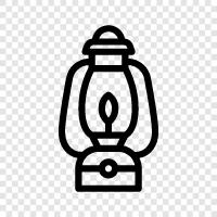 Light, LED, Camping, Hiking icon svg