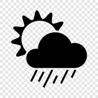 light rain, mist, drizzle, rain icon svg