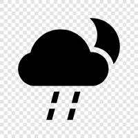 light rain, showers, precipitation, drizzle icon svg