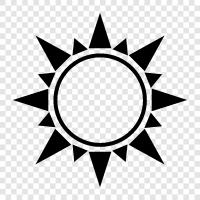 light, planets, stars, solar icon svg