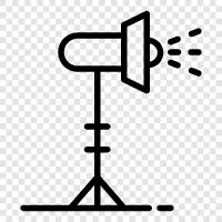 light stand for photography, light stand for video, light stand icon svg