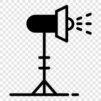 light stands, light stand for camera, light stand for phone, light stand icon svg