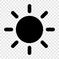 Licht, Sonnenlicht, Tageslicht, Sonnenschein symbol