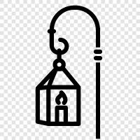 light, lamp, candlestick, candle icon svg