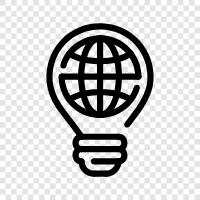 lightbulb, electric, energy, energy saving icon svg