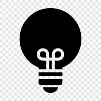 lightbulb, incandescent lightbulb, fluorescent lightbulb, bulb icon svg