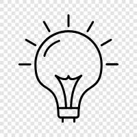 lightbulb, incandescent lightbulb, fluorescent lightbulb, bulb icon svg