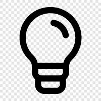 lightbulb, incandescent, fluorescent, light icon svg