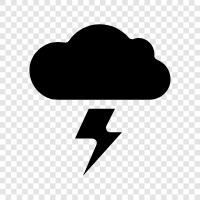 lightening, storm, weather, lightning icon svg