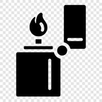 lighter fluid, butane, propane, gas lighter icon svg