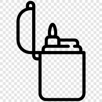 lighter, lighter fluid, lighter fluid refills, butane lighters icon svg