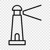 lighthouse, lighthouses, light, beacon icon svg