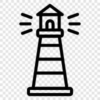 lighthouse beacon, lighthouse keepers, lighthouse history, lighthouse photos icon svg