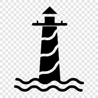 lighthouse, lighthouse keeper, lighthouse keepers, light house tours icon svg