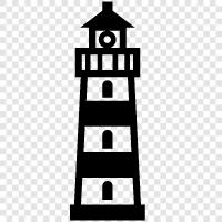 lighthouse, guide, lighthouse tour, lighthouse keeper icon svg