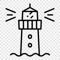 lighthouse, lighthouse keepers, lighthouses, maritime icon svg