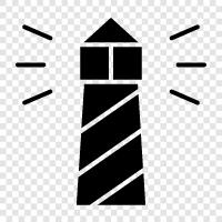 Leuchtturmwärter, Leuchtturm, maritime Sicherheit symbol