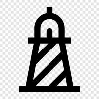 lighthouse keepers, lighthouses, navigation, harbor icon svg