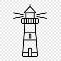 lighthouse keepers, lighthouses, light house, light house keeper icon svg