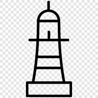 lighthouse keepers, lighthouses, light guides, navigation icon svg