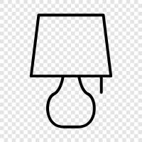 lighting, ceiling, desk, table icon svg