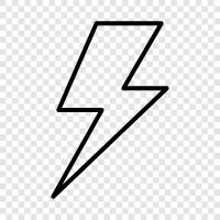 lightning, storm, weather, thunderstorm icon svg