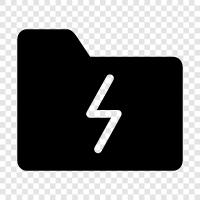 lightning bolt, lightning, thunderbolt, thunder icon svg