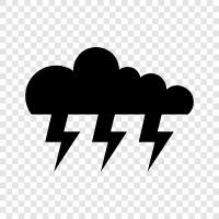 lightning, storm, weather, tornado icon svg