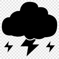 lightning, storm, weather, tornado icon svg