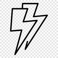 lightning, storm, weather, lightening icon svg