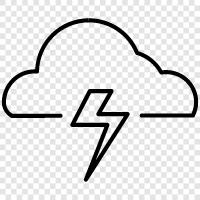 lightning, storm, rain, tornado icon svg