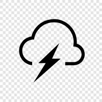 lightning, storm, weather, tornado icon svg