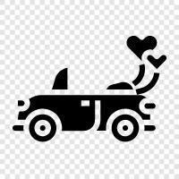 Limo, Transportation, Chauffeur, Wedding icon svg